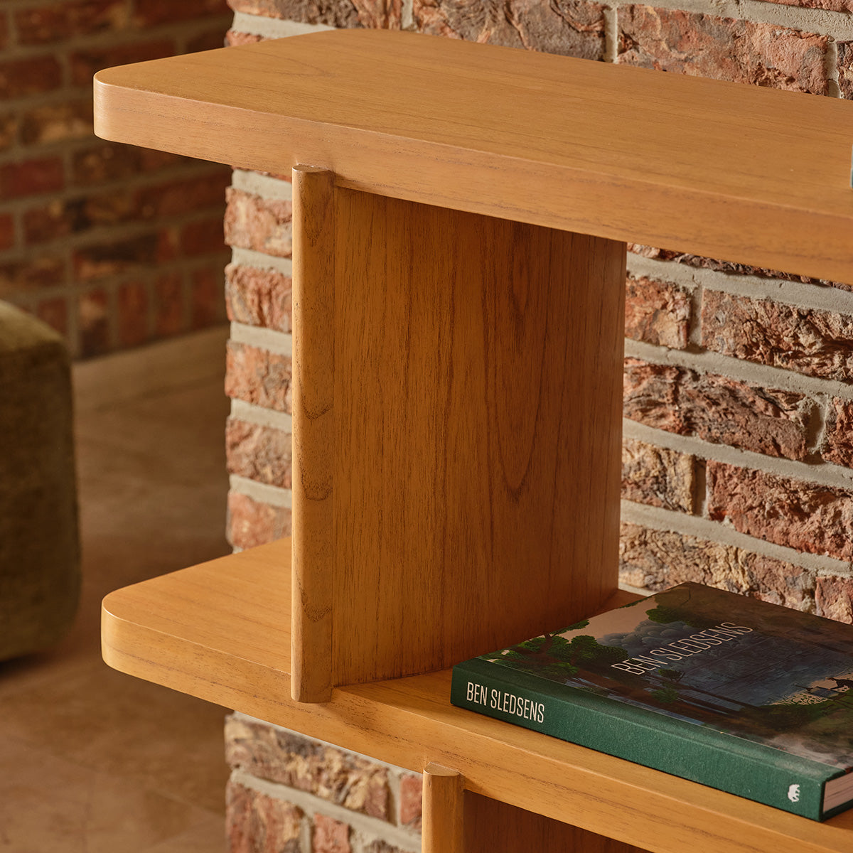 OTTO - Console in legno di mindi naturale da 160 cm