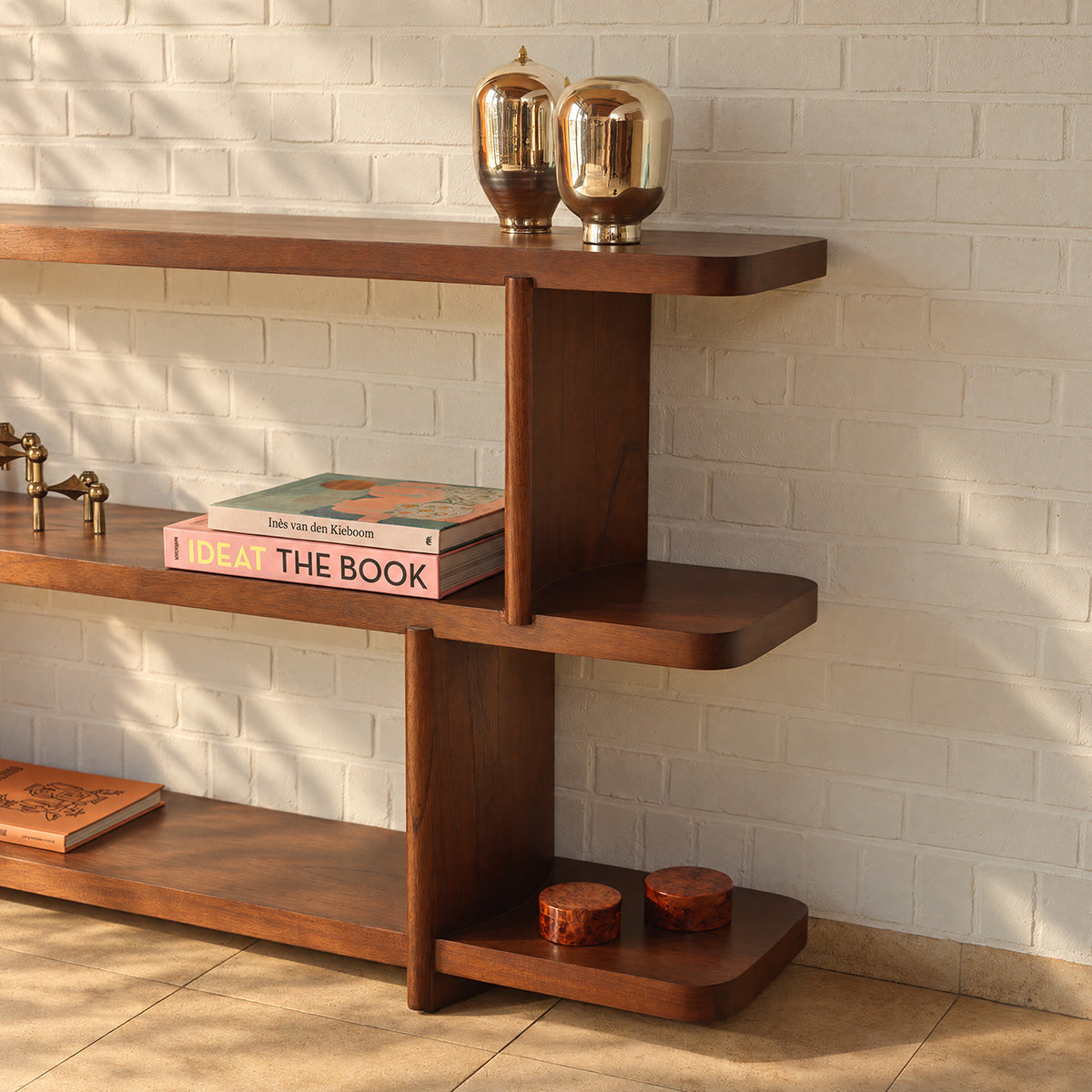 OTTO - Console in legno di mindi marrone, 160 cm