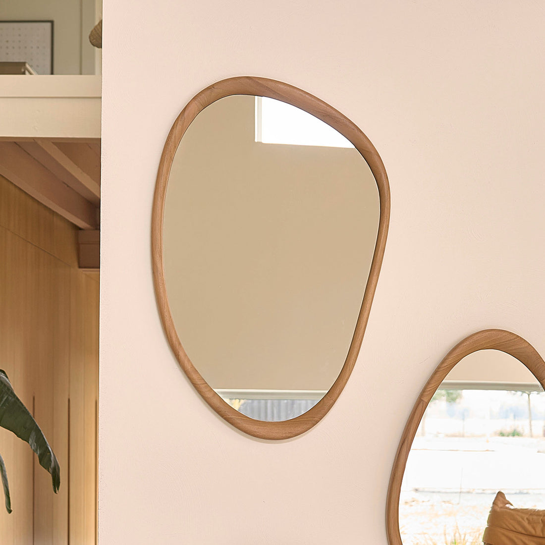 BELIZE - Specchio in teak massello 90x60 cm
