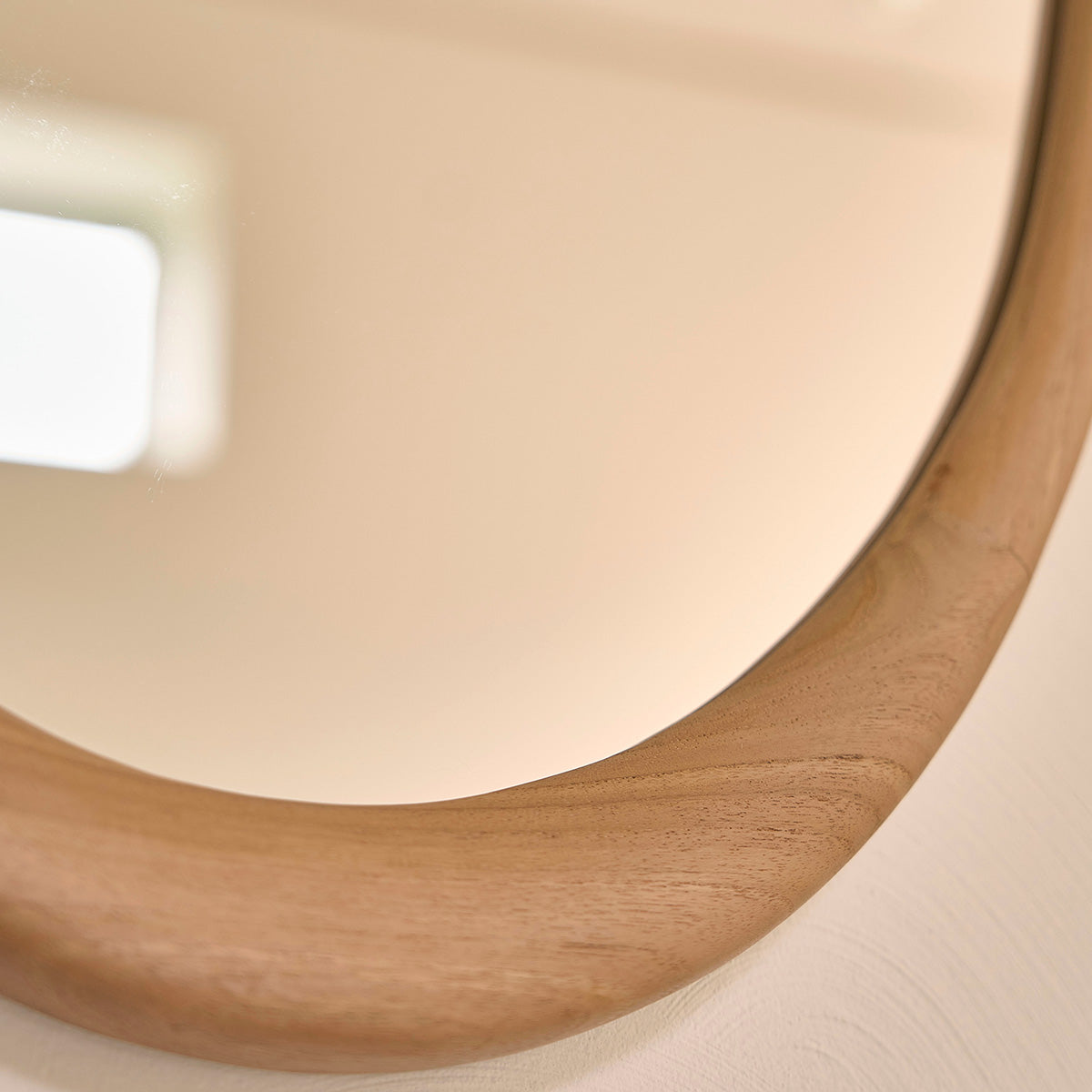 BELIZE - Specchio in teak massello 90x60 cm