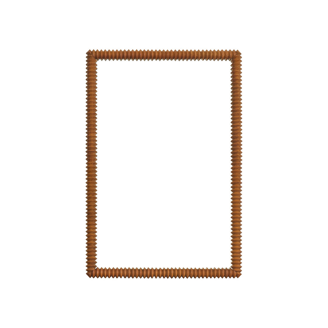 ODILE - Specchio in teak riciclato 120x80 cm