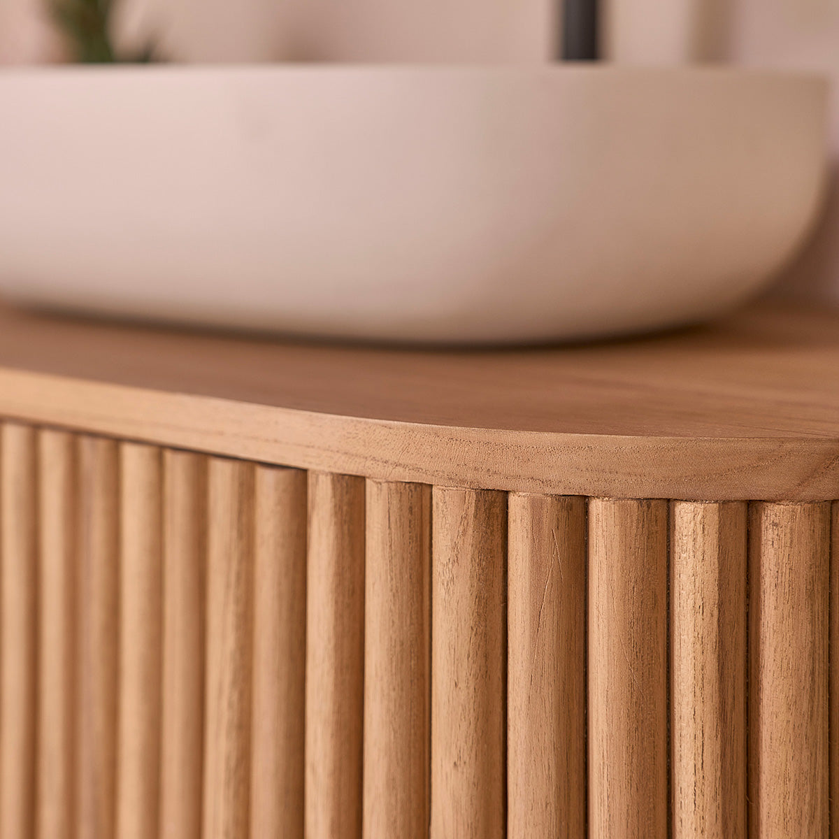 COLINE - Mobile da 90 cm in teak massello