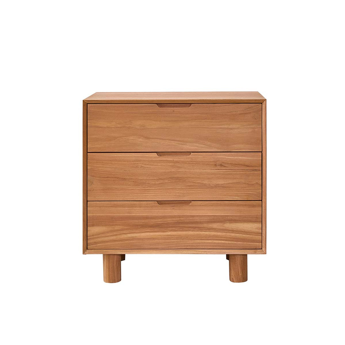 GUSTAVE - Mobile da bagno in teak massello da 80 cm