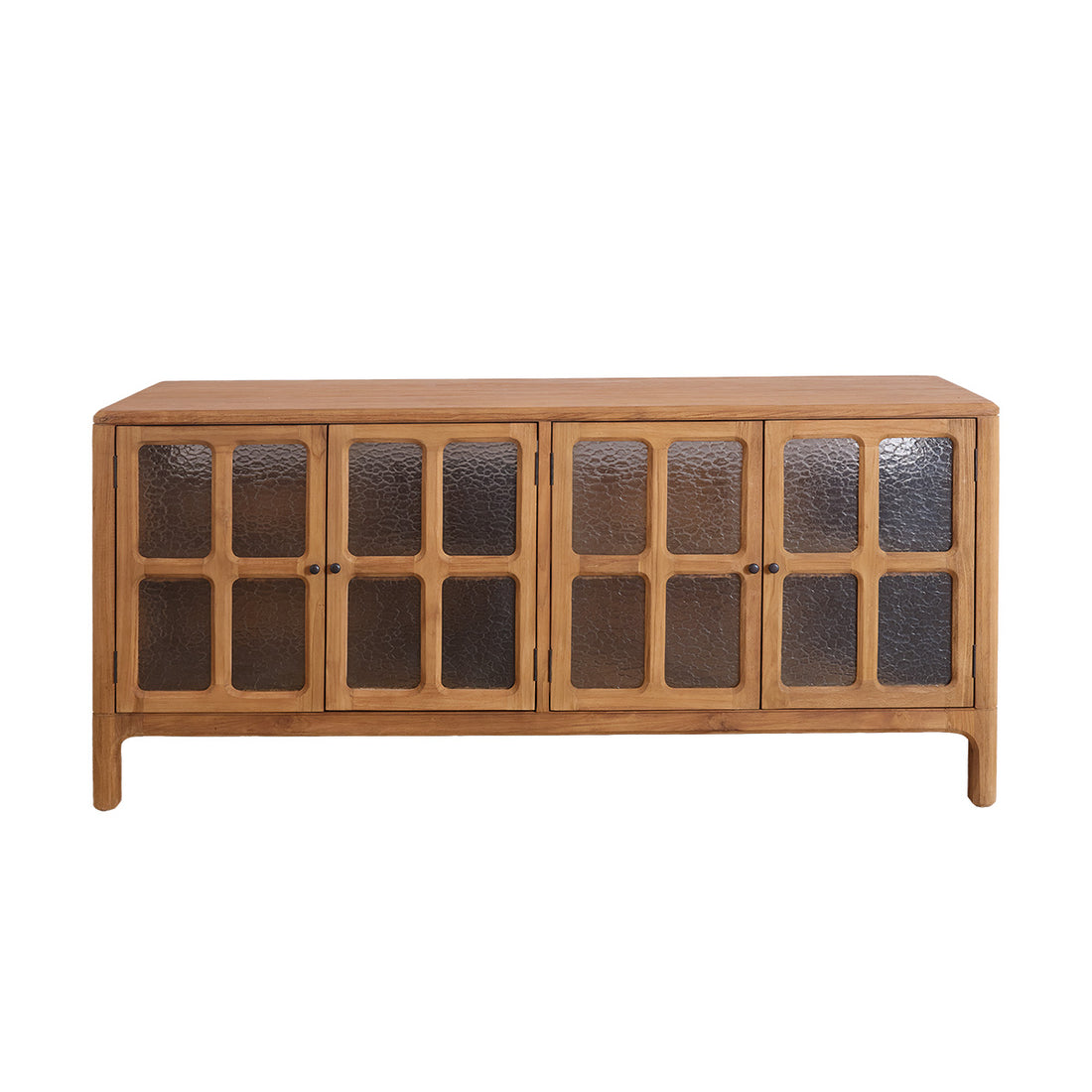 VELDE - Mobile sottolavabo in teak riciclato da 180 cm