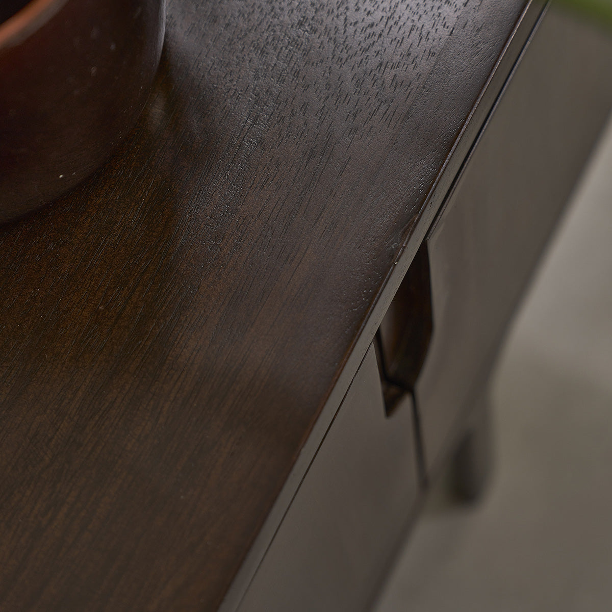 LAZARE - Mobile TV in legno massello di mango, 180 cm