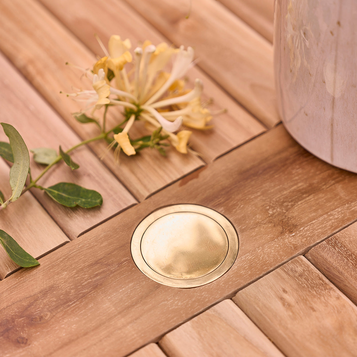 LIVIE - Set di mobili da giardino in teak massello 8 pers.
