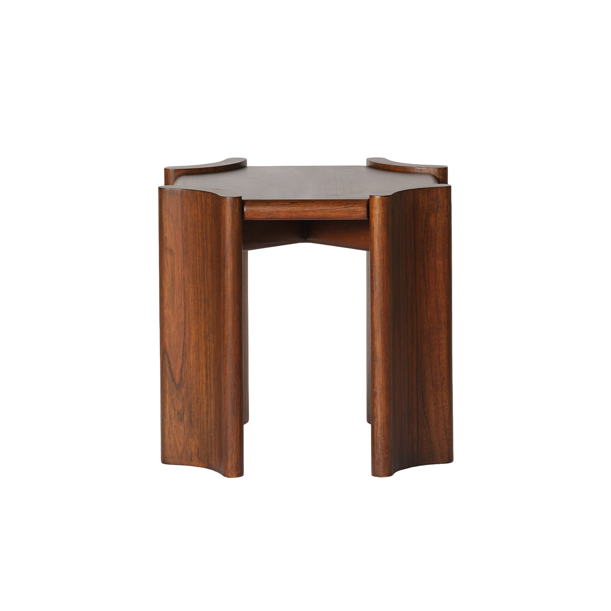 ALVAR - Tavolino in legno di mindi, 53 cm