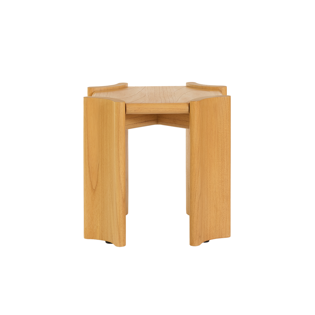 ALVAR - Tavolino in legno di mindi naturale