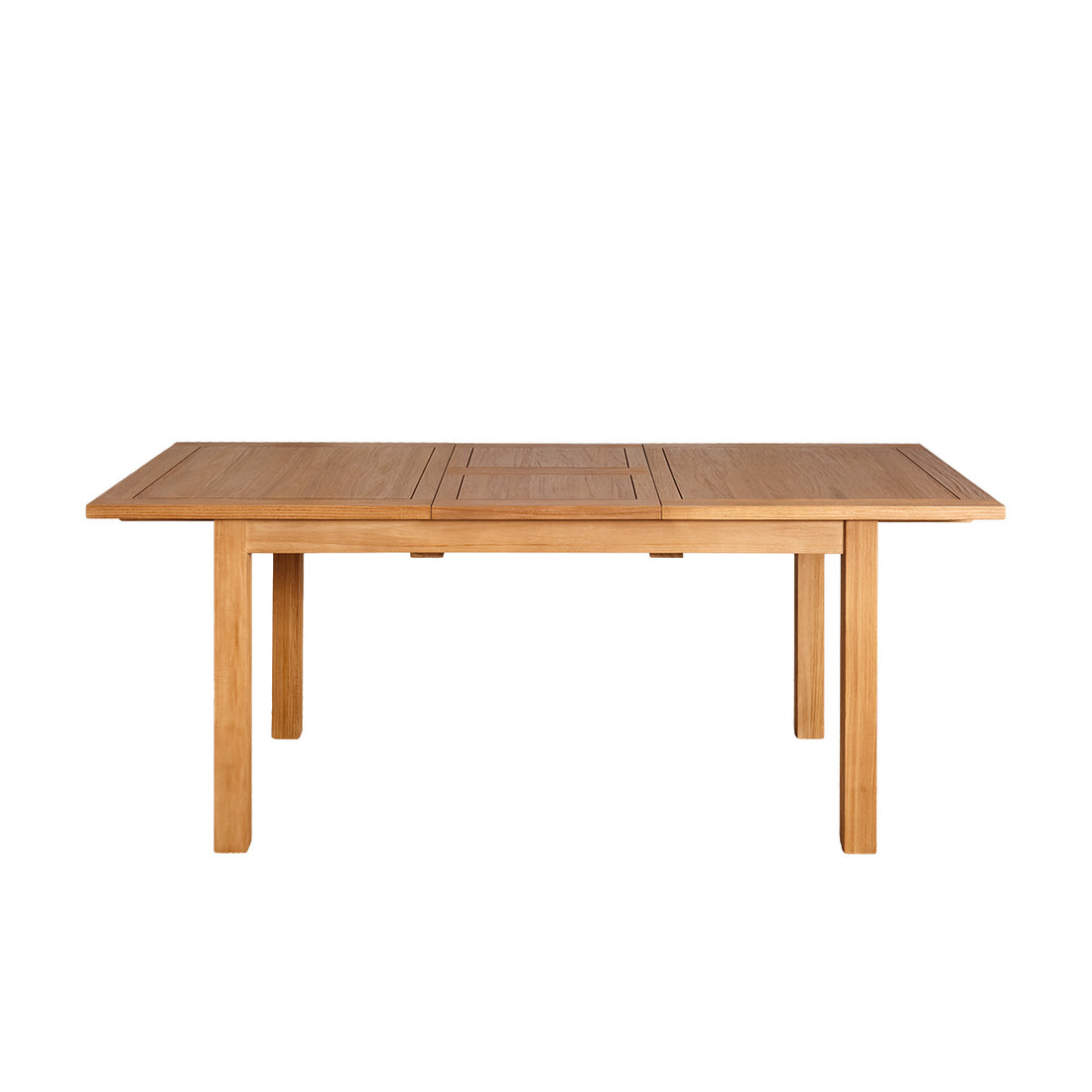 UZES - Tavolo allungabile in teak massiccio per 8 persone.