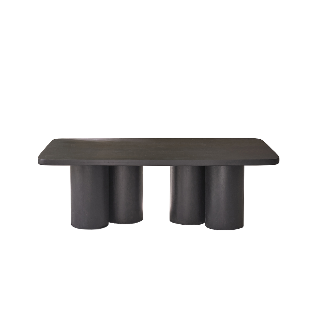 CLEO - Tavolino in legno massello di mango nero, 120 cm