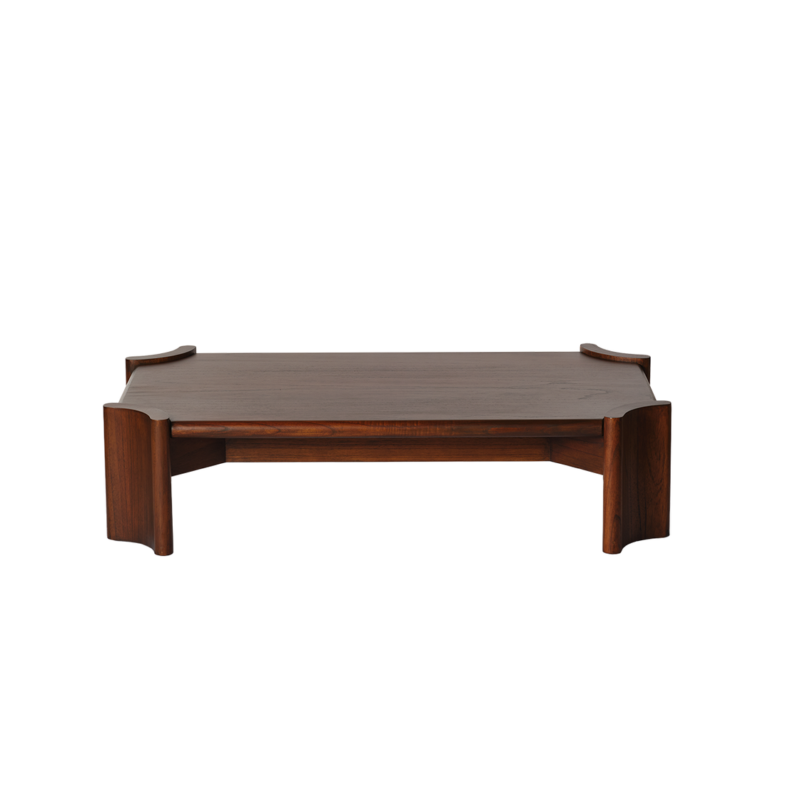 ALVAR - Tavolino in legno di mindi da 120 cm