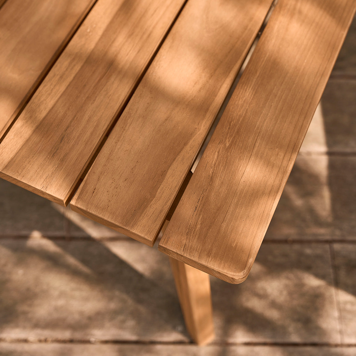 BARI - Tavolino da giardino in teak massello