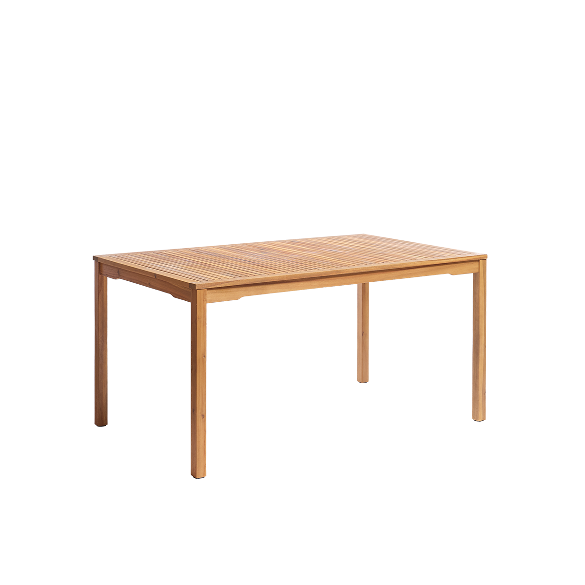 MILOS - Tavolo da giardino in legno massello di acacia oliato, 150 cm