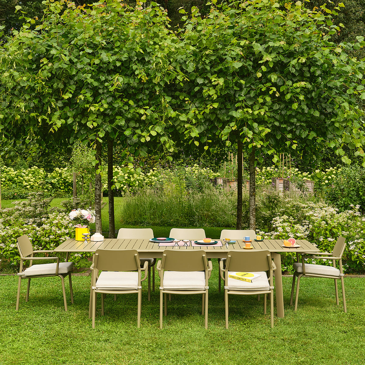 SARO - Tavolo da giardino allungabile in alluminio