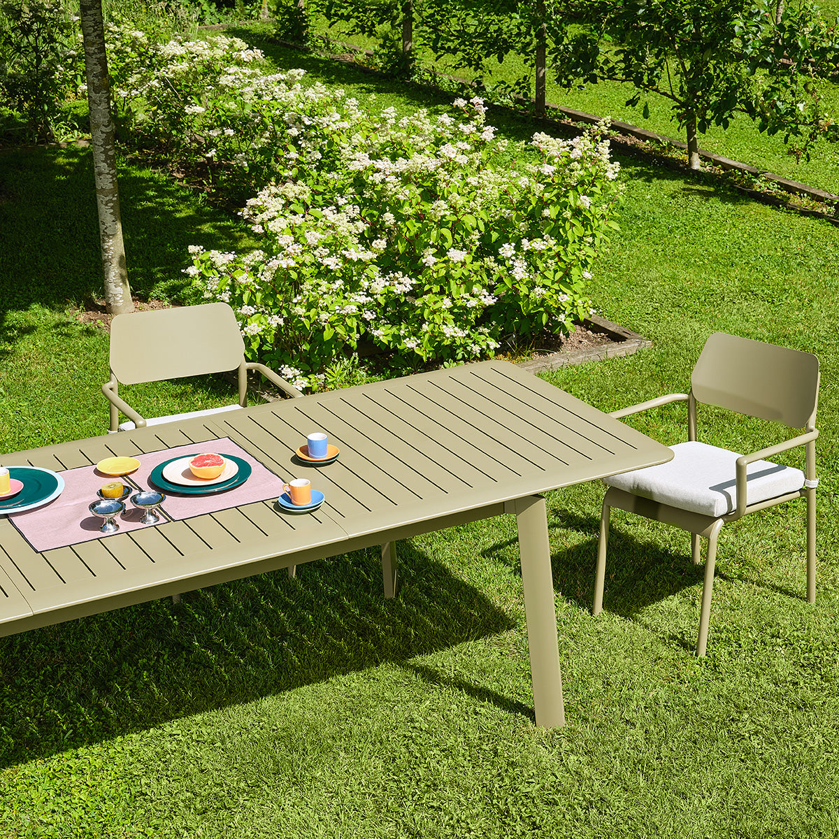 SARO - Tavolo da giardino allungabile in alluminio