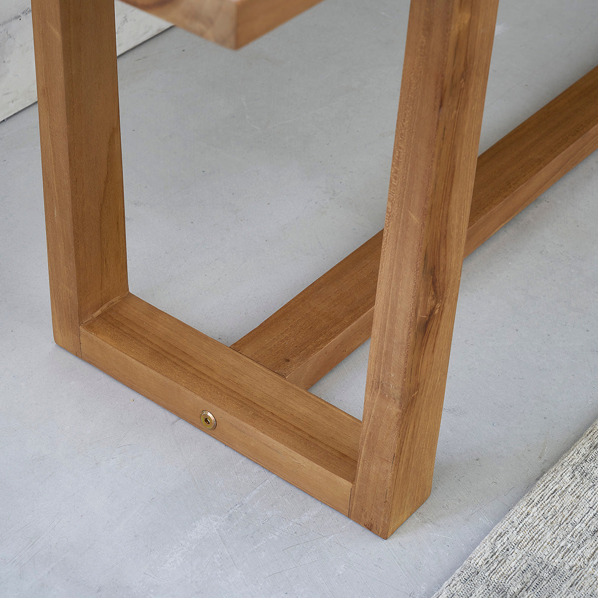 TRISTAN - Panca in teak massello 160 cm