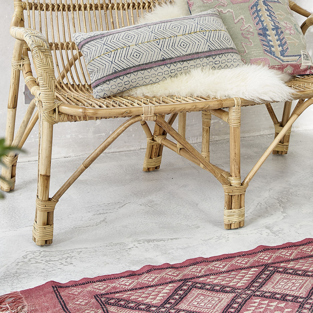 PAOLA - Panchina in rattan