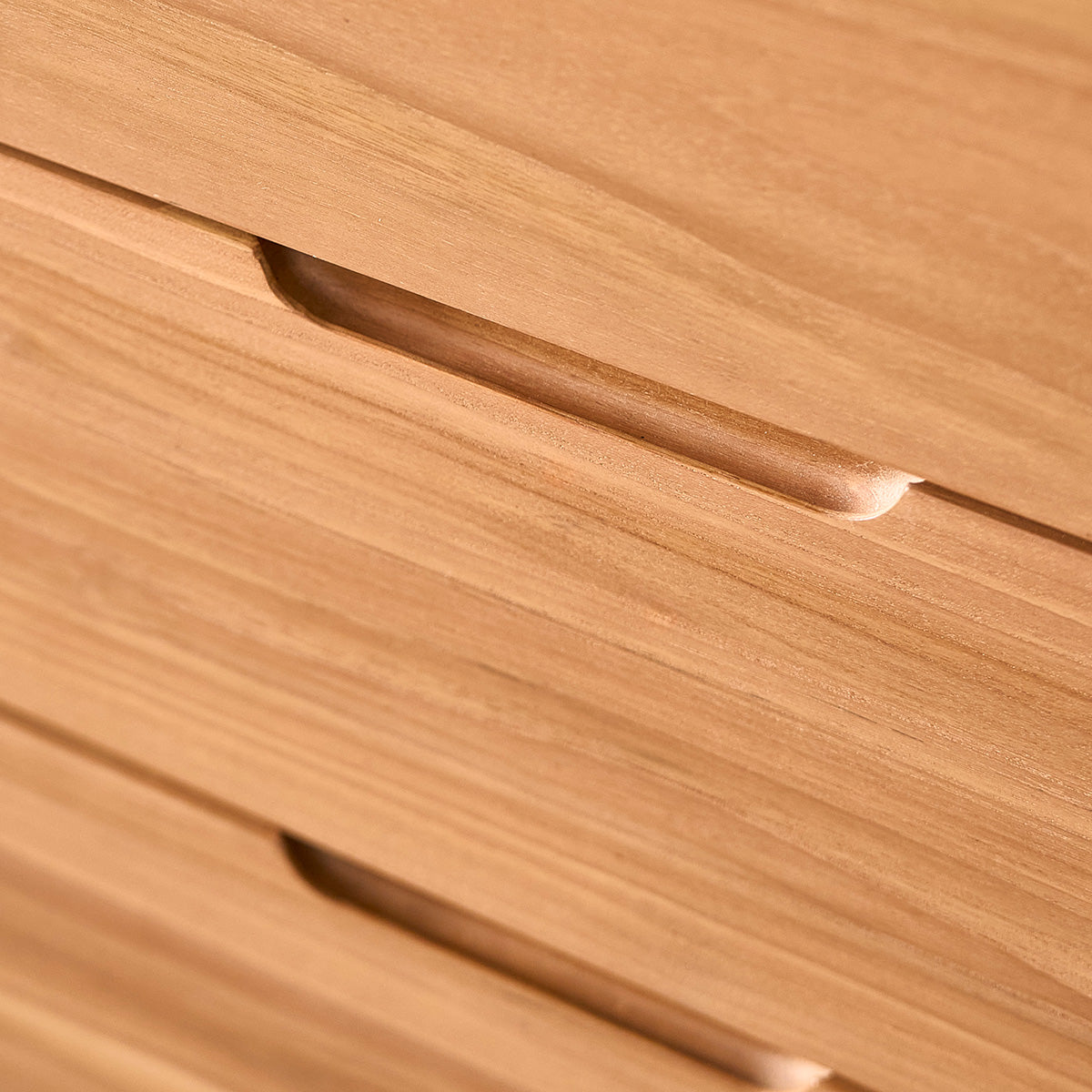 GUSTAVE - Mobile da bagno in teak massello da 80 cm