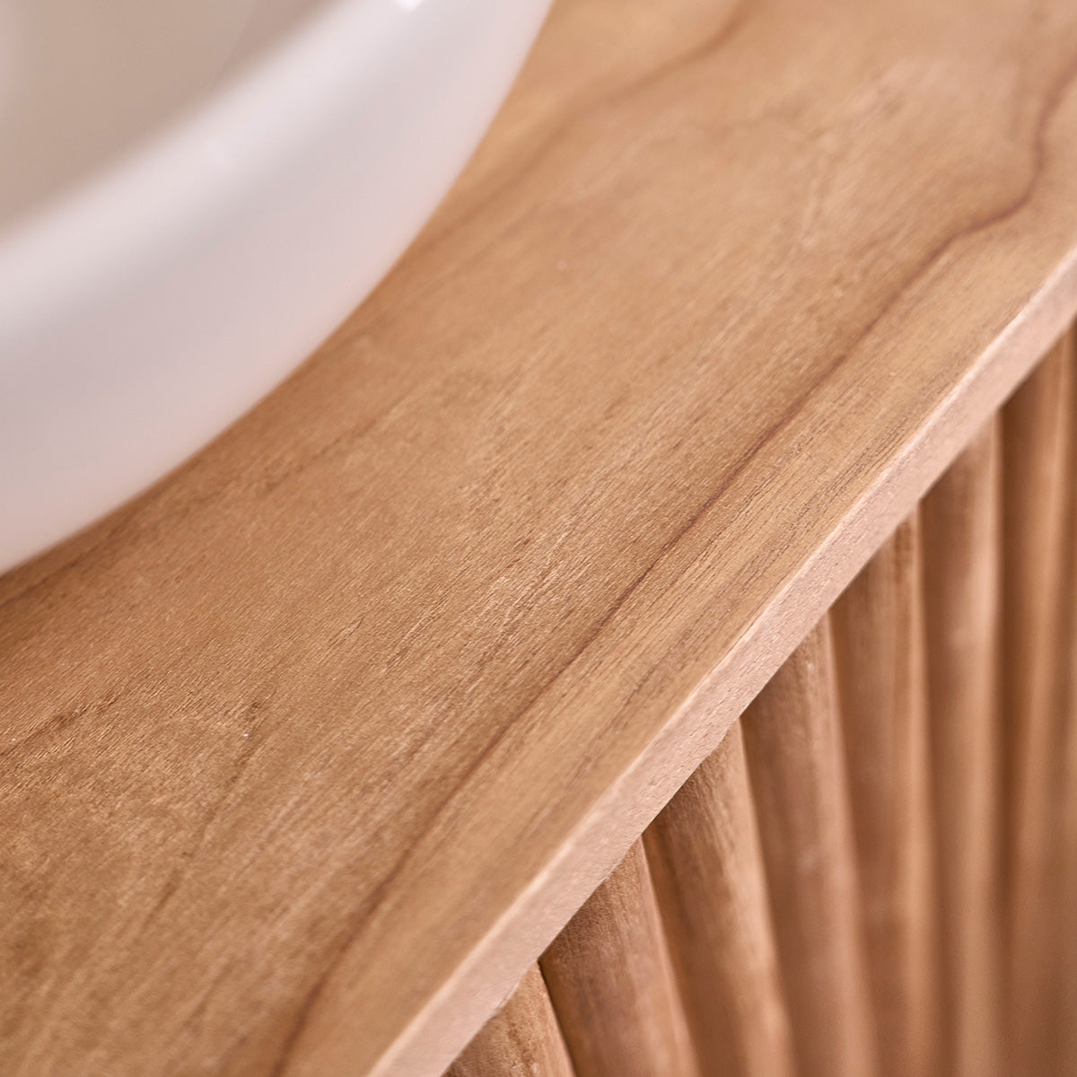 COLINE - Lavabo in teak massello 40 cm