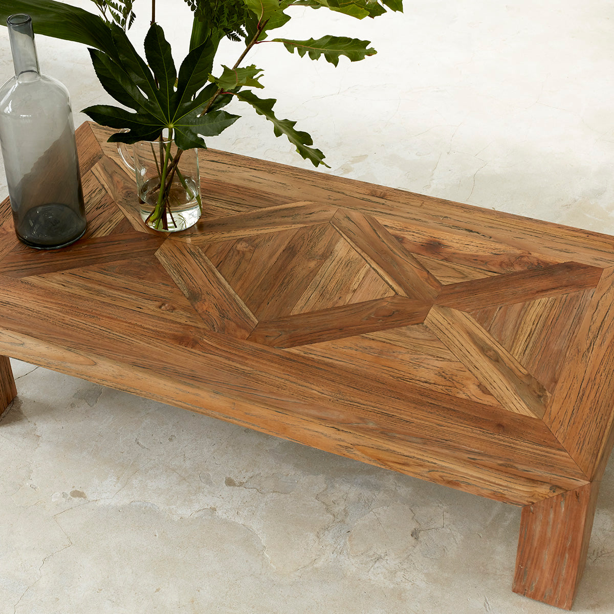 CARGO - Tavolino in teak massello riciclato 120 cm