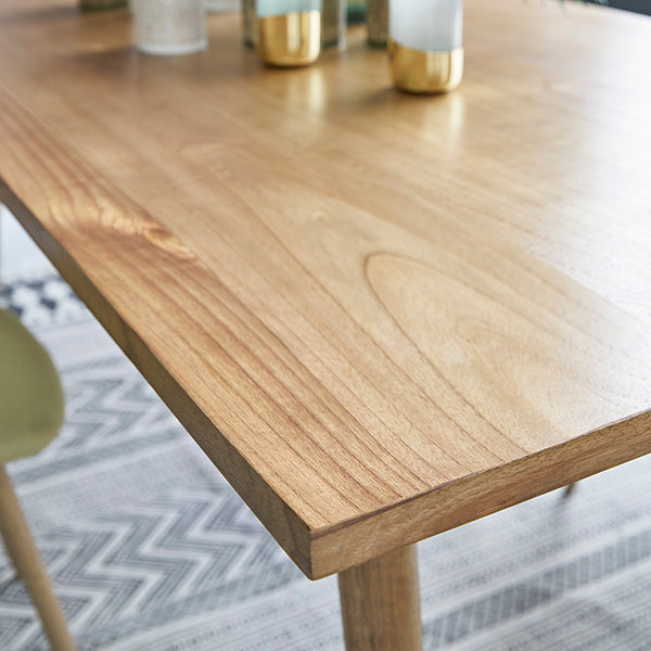 ODDA - Tavolo in mindi massello per 8 pers.