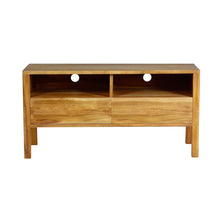 Mobile porta TV a 2 cassetti in teak massello 100 cm