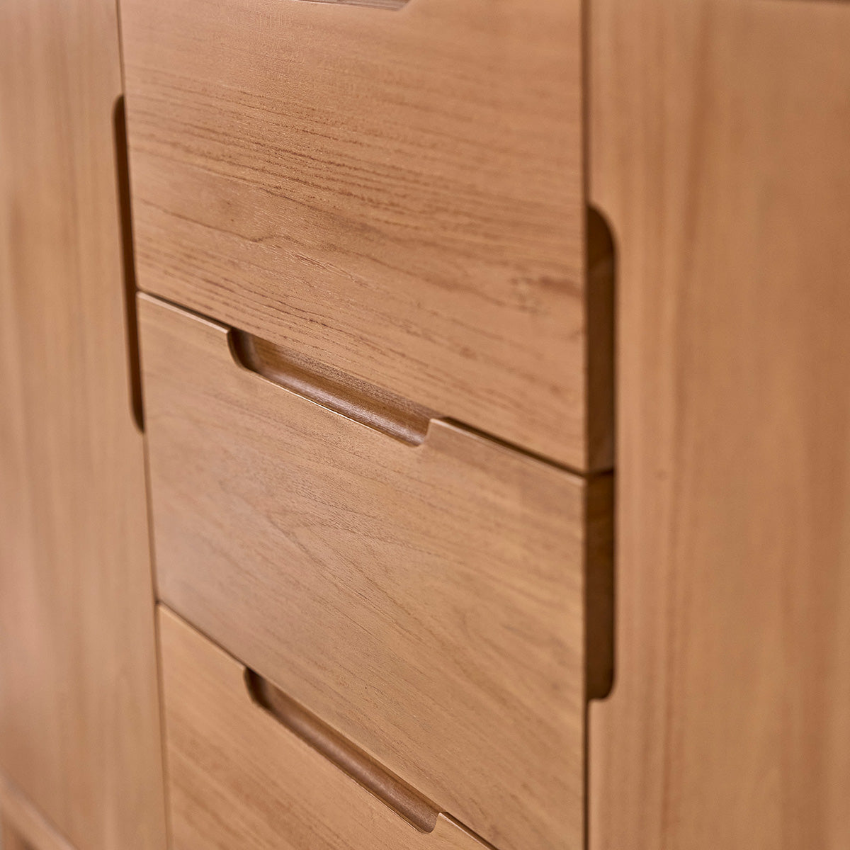 GUSTAVE - Mobile da bagno in teak massello 140 cm