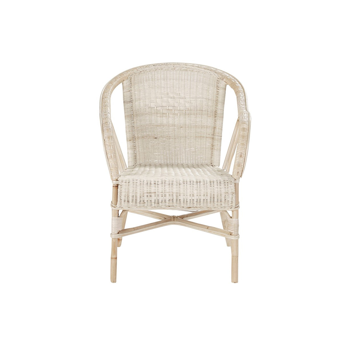 ALBANE - Poltrona in rattan naturale