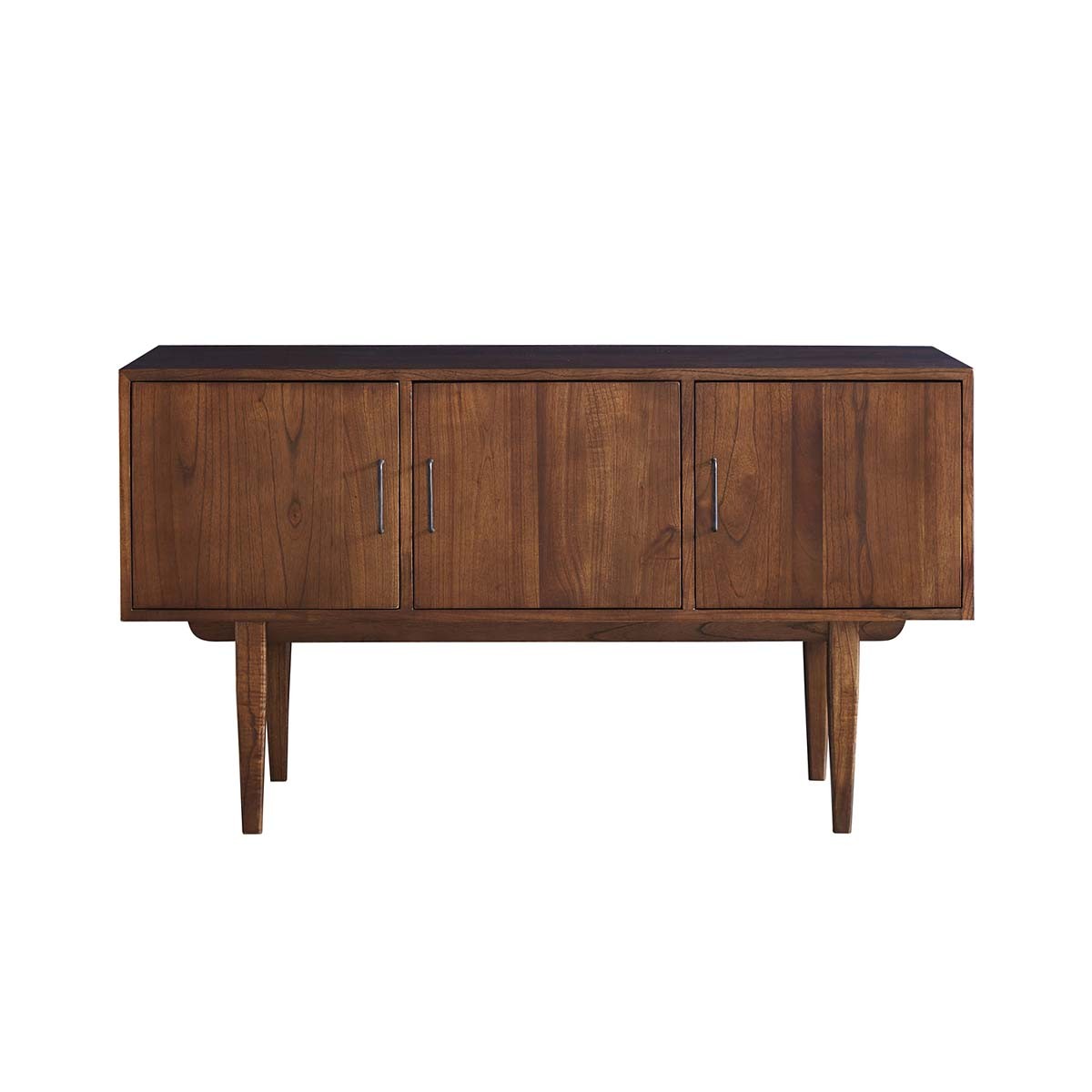 VINTAGE - Mobile bagno in mindi massello 135 cm doppio ripiano