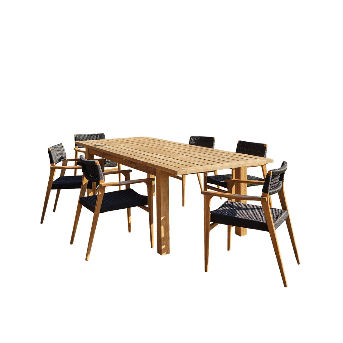 ESTHER - Set di mobili da giardino in teak 6 pers.