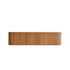 Mobile porta TV sospeso in teak massello 170 cm