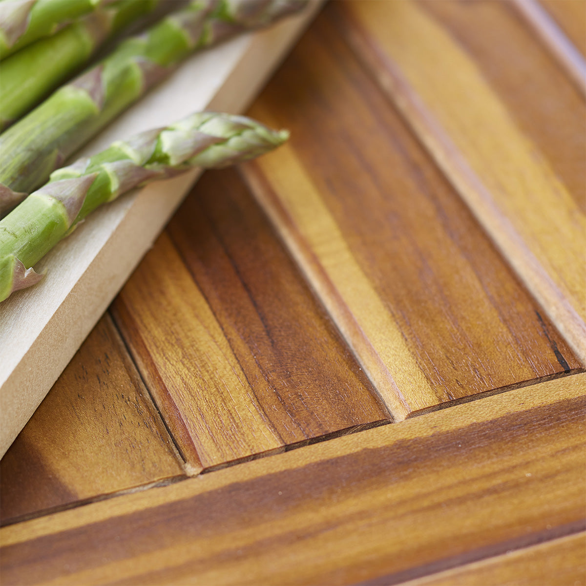 BALI - Set di mobili da giardino con tavolo allungabile in teak massello oliato 6/8 pers.