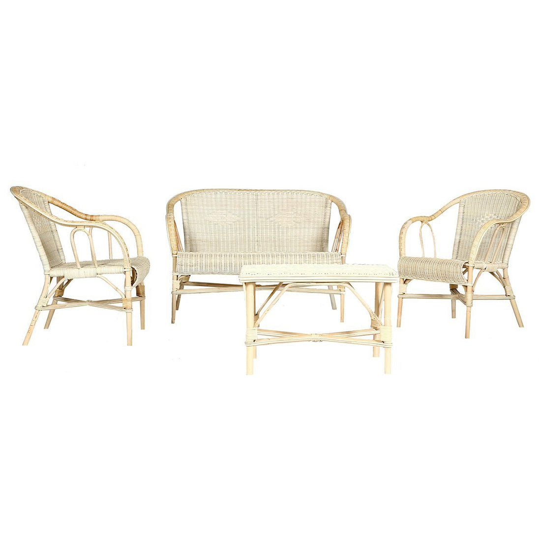 ALBANE - Set in rattan naturale