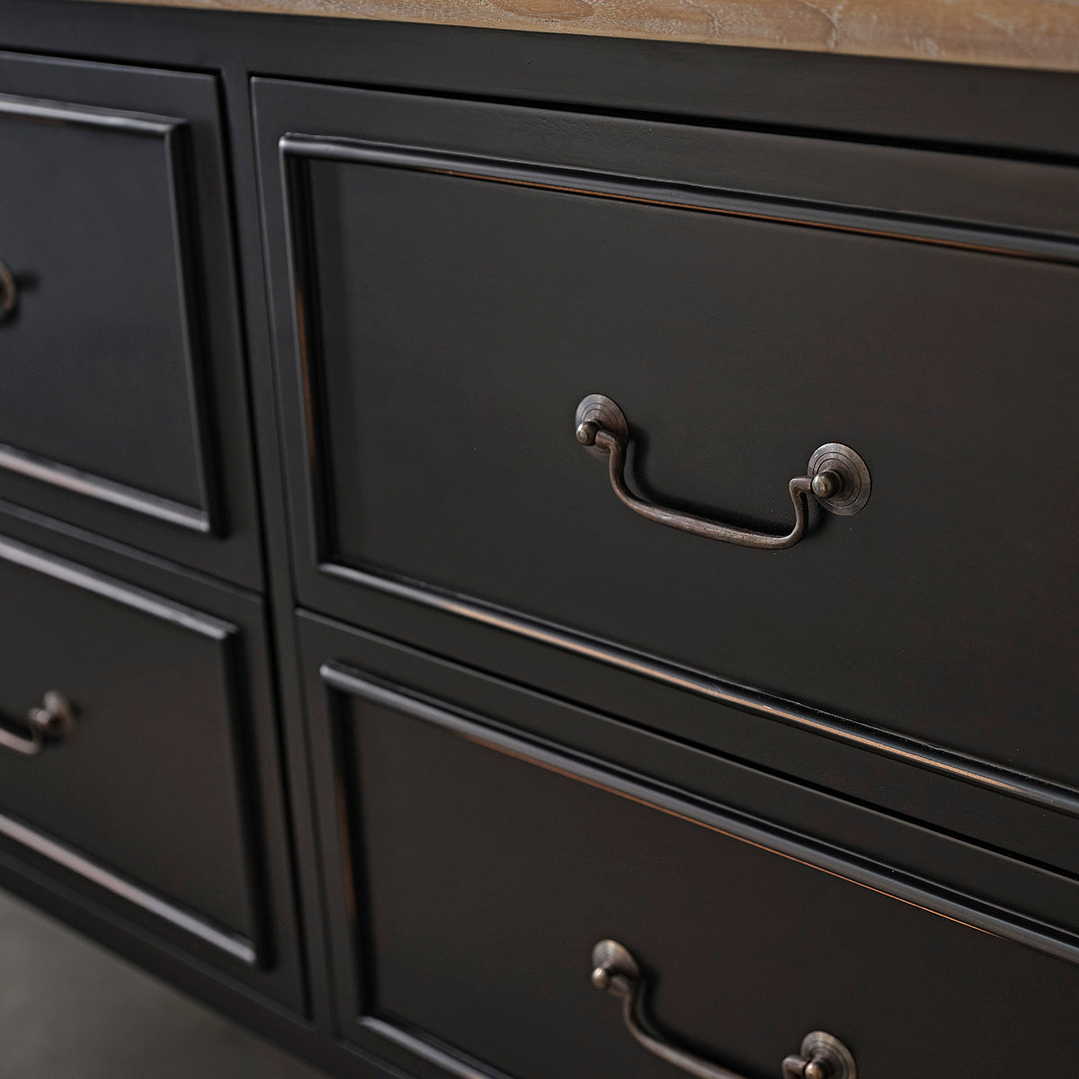 SOHO - Cassettiera in mogano massello 120 cm