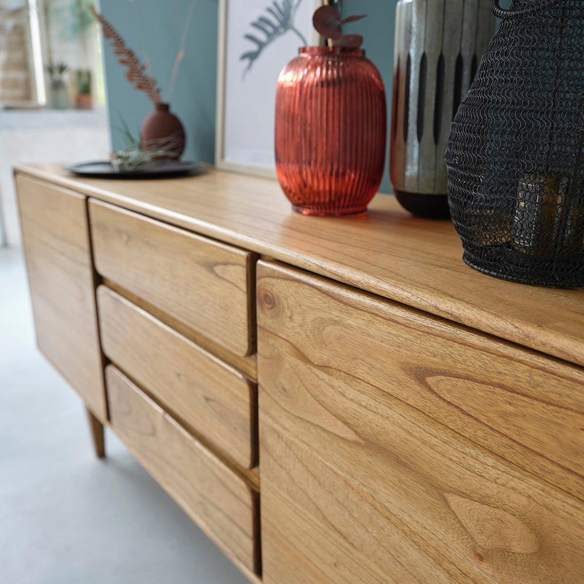 LISON - Credenza  in mindi massello 180 cm
