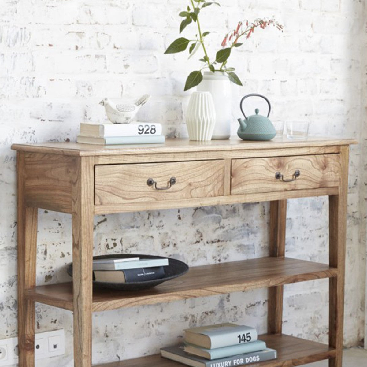 SIMONE - Consolle in massello 120 cm