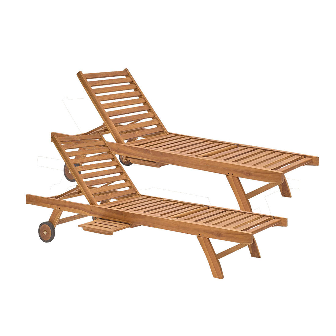 BALI - Lettino in teak massello oliato (set di 2)