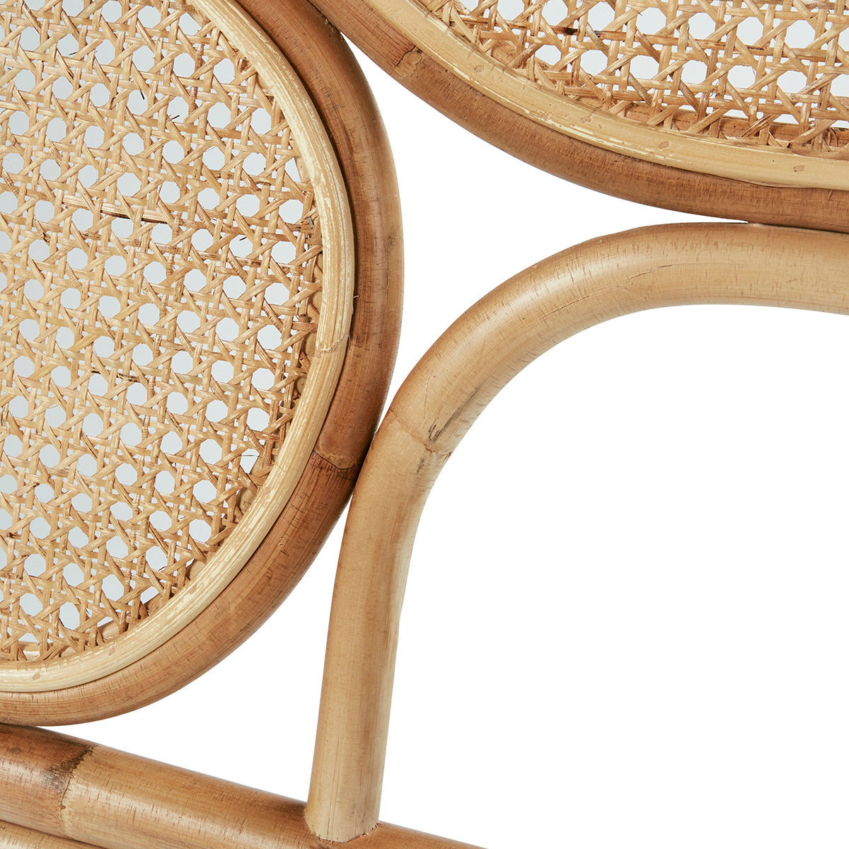 AVA - Testiera in cannage e rattan 160 cm
