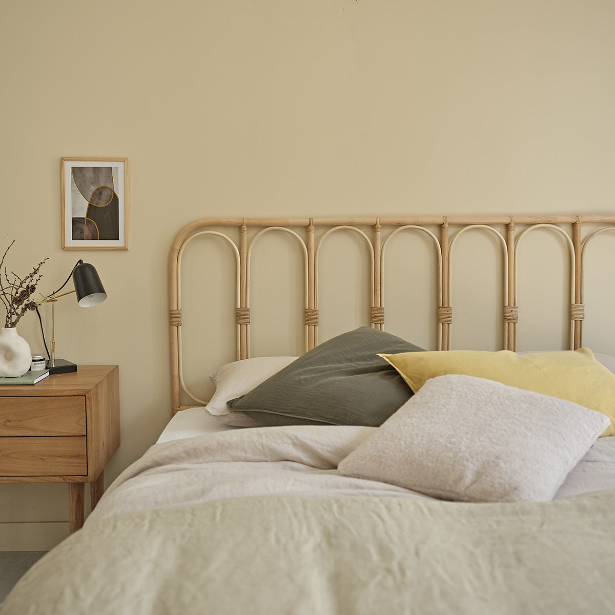 BOHO - Testiera in rattan 160 cm