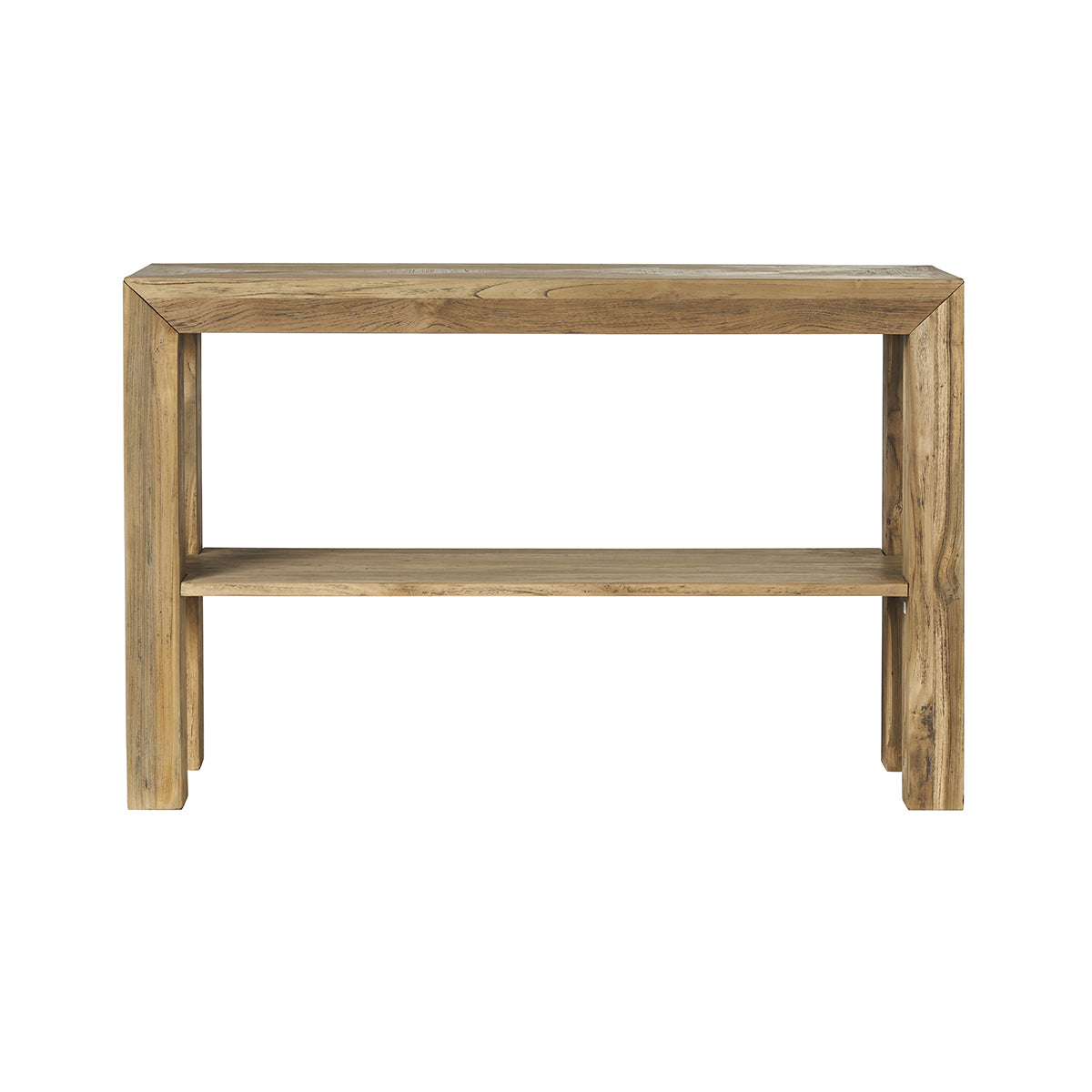 CARGO - Consolle in teak riciclato massello 120 cm