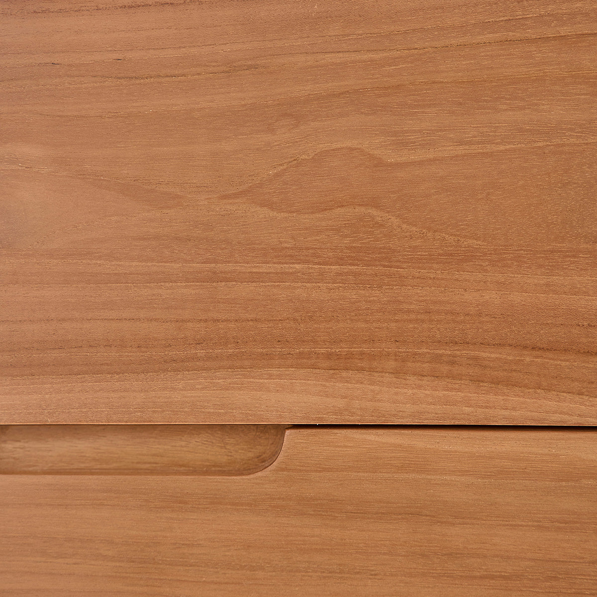 GUSTAVE - Cassettiera in legno di teak da 80 cm