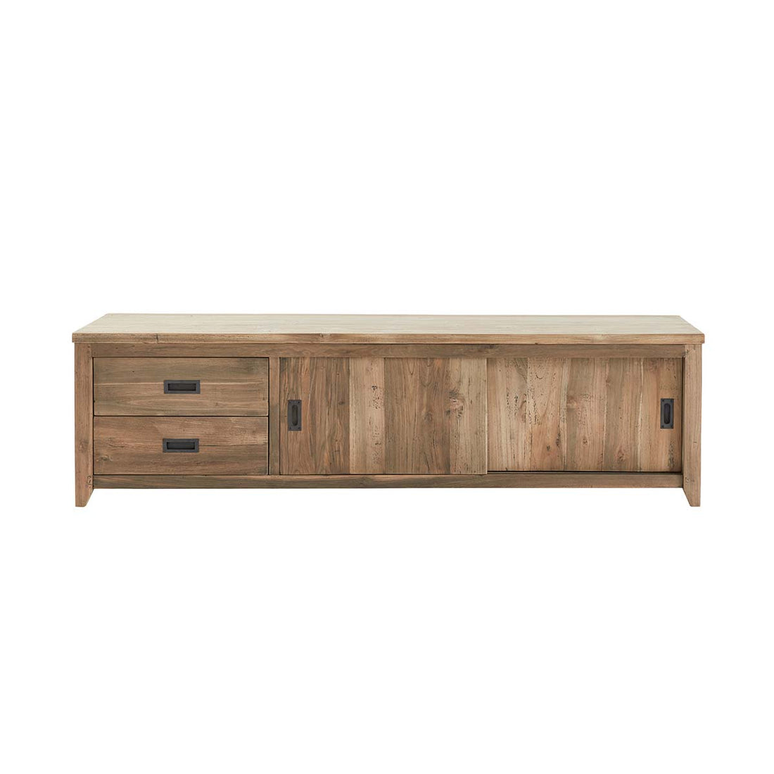 CARGO - Mobile TV in teak massello riciclato 180 cm