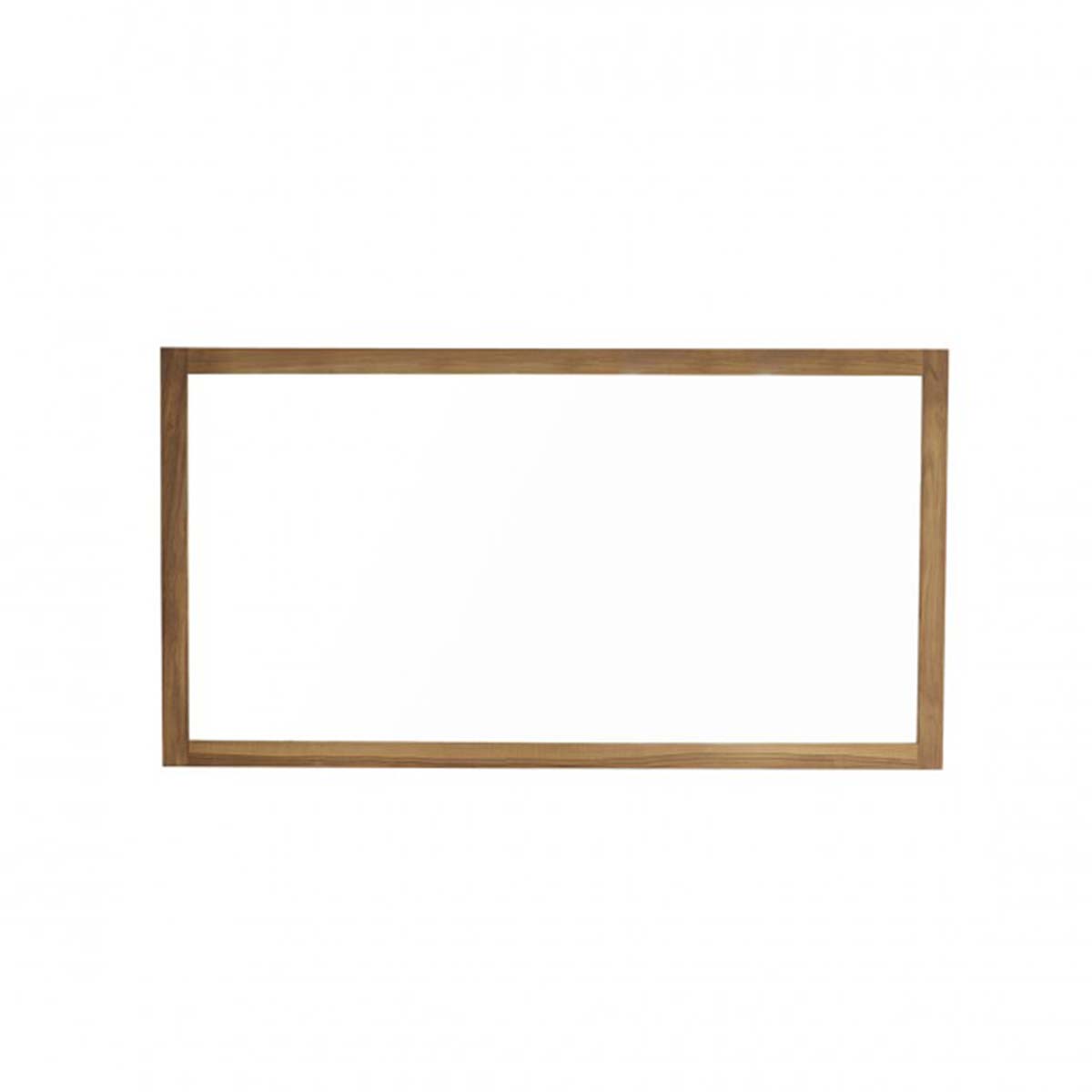 Specchio rettangolare in teak massello 150x80 cm