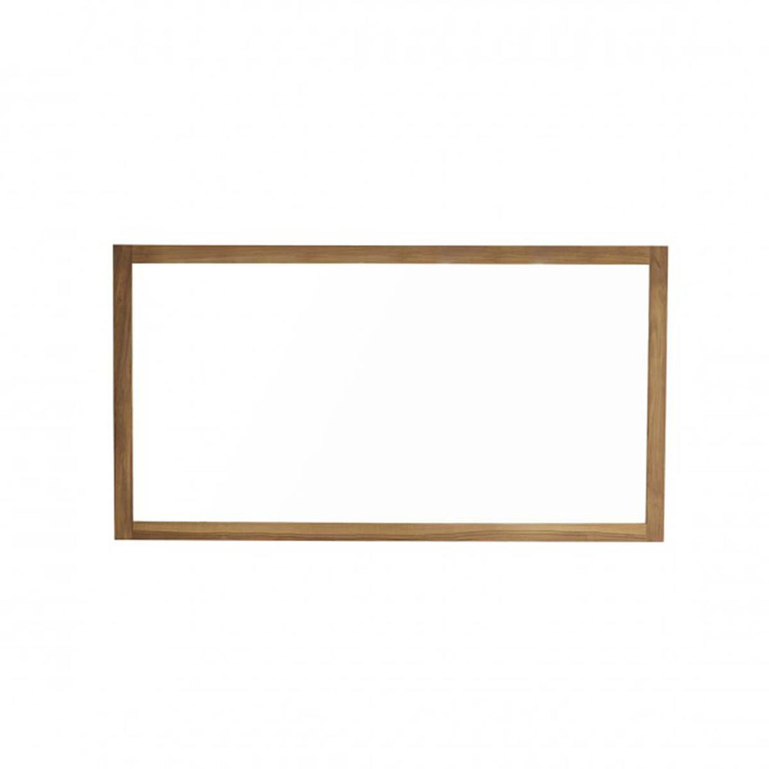 Specchio rettangolare in teak massello 150x80 cm
