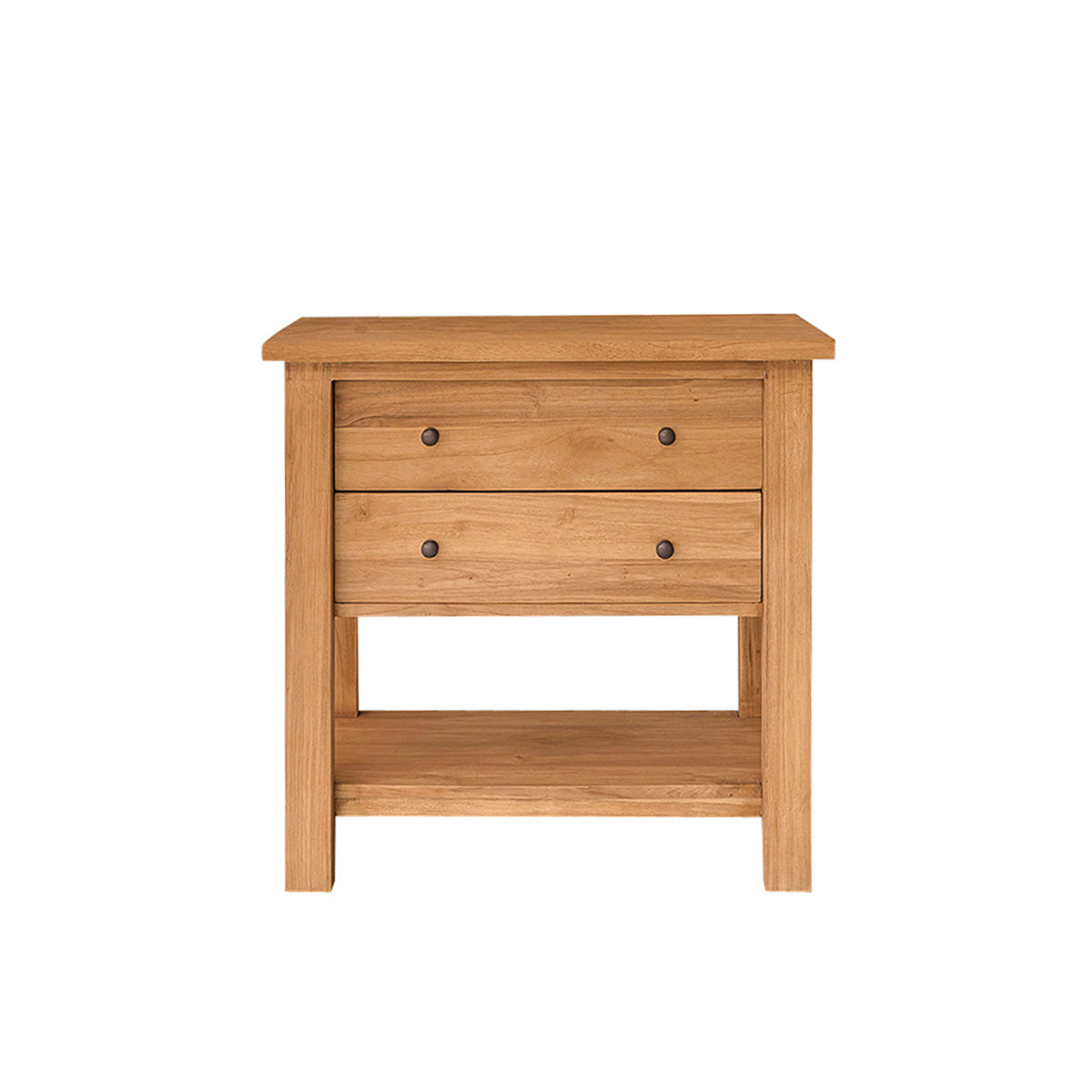 NAHELE - Mobile sottolavabo in teak massello riciclato 82 cm