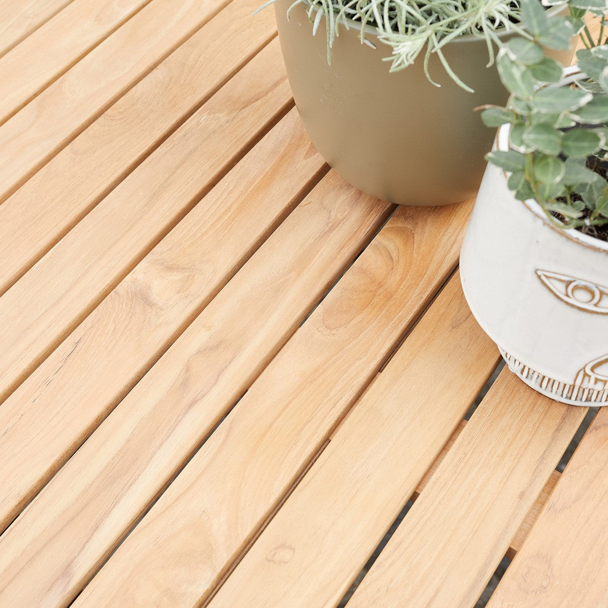 BALITECK - Tavolo da giardino allungabile in alluminio e teak 6/10 pers.