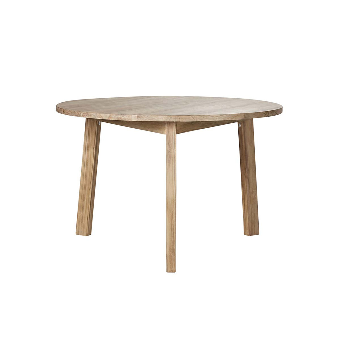 ALDO - Tavolo rotondo in teak massello per 4 pers.