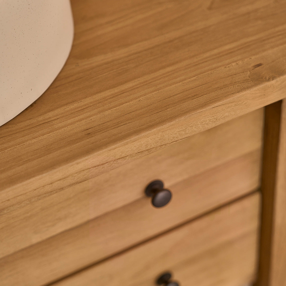 NAHELE - Mobile sottolavabo in teak massello riciclato 82 cm