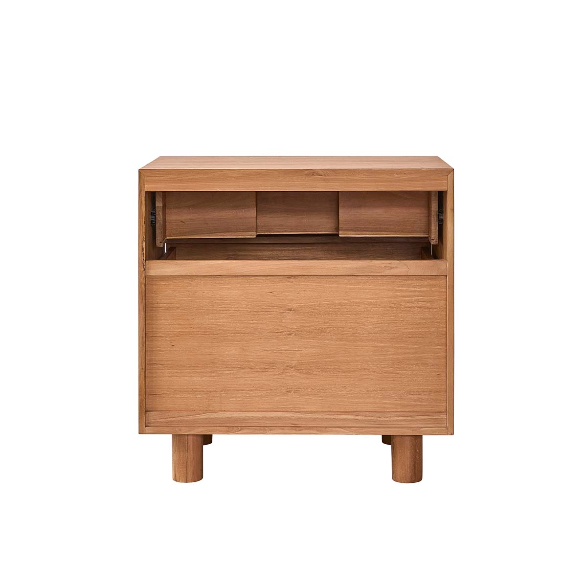 GUSTAVE - Mobile da bagno in teak massello da 80 cm