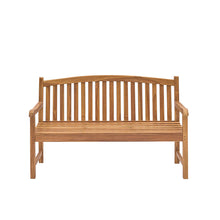 Panchina da giardino in teak massello oliato